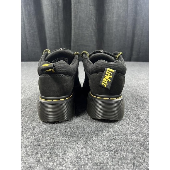 Dr Martens Shoes Womens 7 Black Woodard Lo Zip Sneaker Platform AirWair SoftWair - Picture 11 of 16